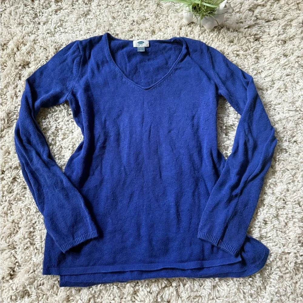 Blue Old Navy comfy cute cozy long sleeve sweater top